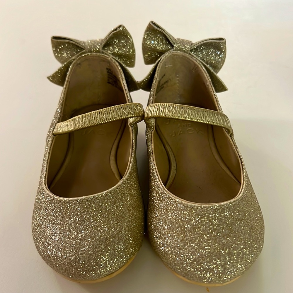 Janie and Jack gold dress shoes